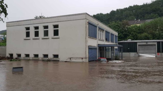 Hochwasser Bornberg Mirker Bach Hochwasser Bornberg Mirker Bach